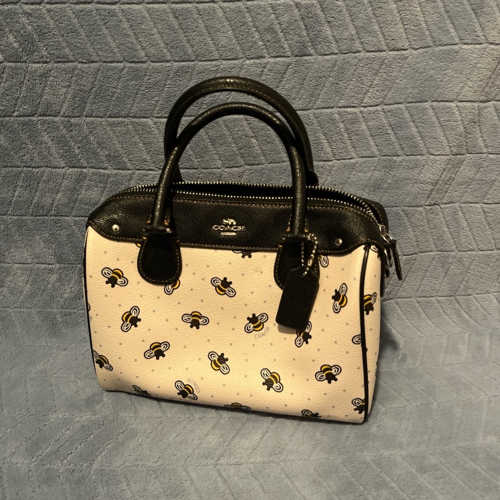 Coach Black and Cream Women's Bag